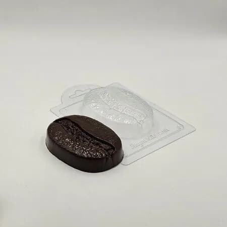 Кофейное зерно форма пластиковая для мыла и шоколада