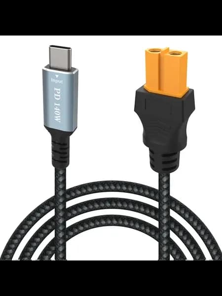 Кабель USB C - XT60 140 Вт, 2 м