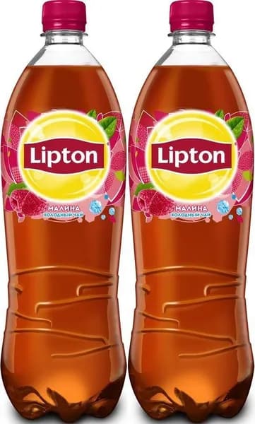 Холодный чай Lipton Малина, комплект: 2 упаковки по 1 л