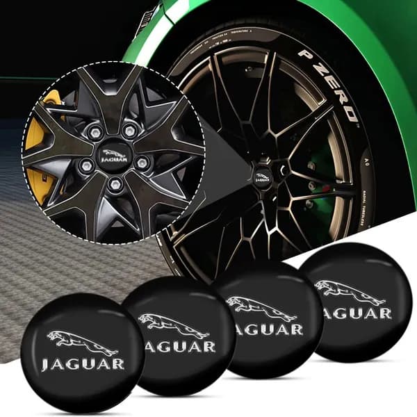 ягуар (Jaguar) автомобильных колпачков для ступиц диаметром 56 мм 4 шт