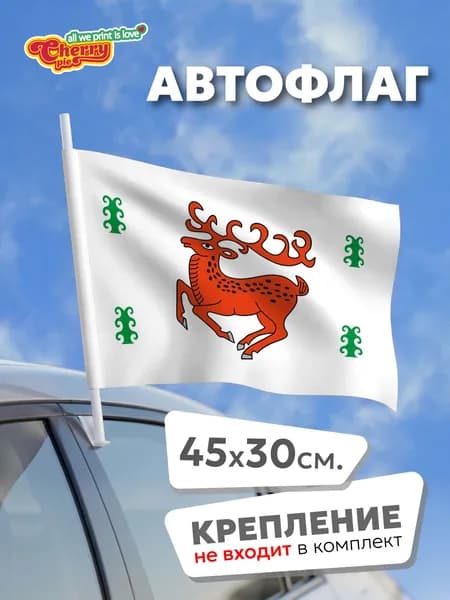 Флаг 45x30 Зилаирский район (Башкортостан)