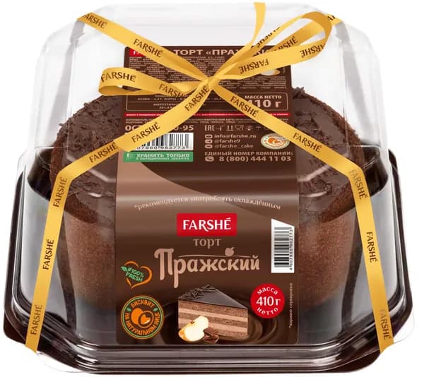 Торт Пражский мини 410 г, Farshe