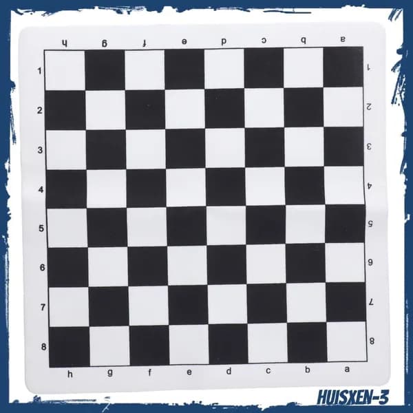 Шахматная доска, портативная, 35x35 см для путешествий и походов