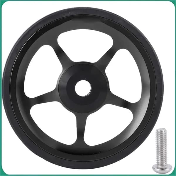 Folding Bike Wheel Accessory, простой в установке и долговечный, для активных спортсменов черное