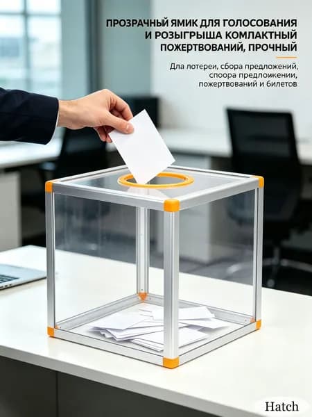 Лототрон из прозрачного пвх с алюминиевой основой для благотворительных мероприятий