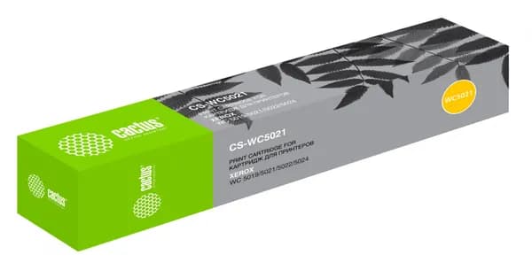 Картридж Cactus CS-WC5021 006R01573 черный, для XEROX WorkCentre 5019/5021/5022/5024, ресурс до 9000 страниц