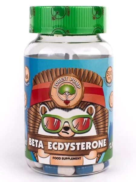 Бустер тестостерона Forest Pump B - Экдистерон 500 мг/ Beta Ecdysterone/Мужской комплекс/90 капсул