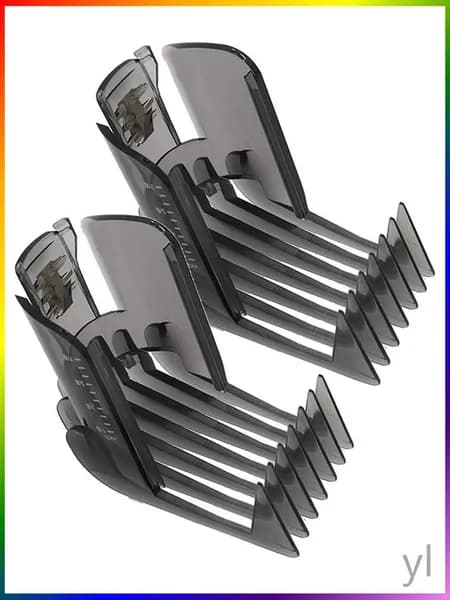 Машинка для стрижки Насадка-расческа для триммера Philips: QC5105 QC5115 QC5120 QC5125 QC5130 QC5135, регулируемая....X, черный