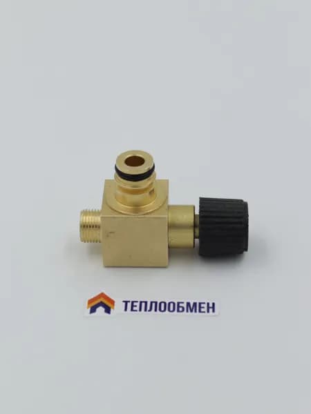 Кран подпитки газового котла Вайлант Vaillant черная круглая ручка 0020018065-3