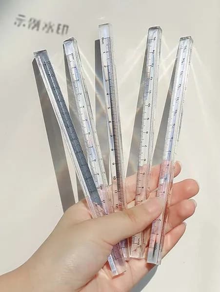 15cm / 20cm Треугольник для студентов Прозрачная линейка