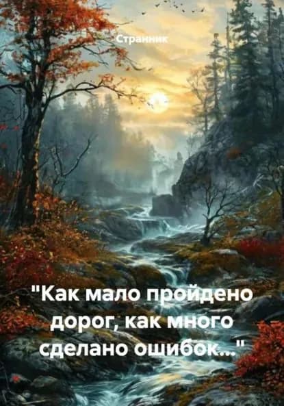 Как мало пройдено дорог, как много сделано ошибок... | Странник | Электронная книга