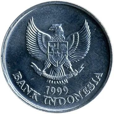 100 рупий, 1999 год. Индонезия