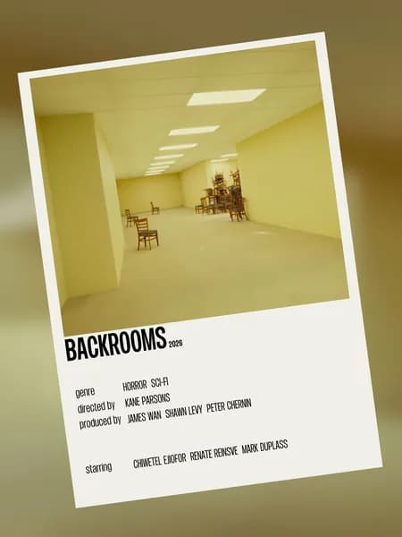 Постер ""Backrooms" (Закулисье)", 42 см х 29.7 см