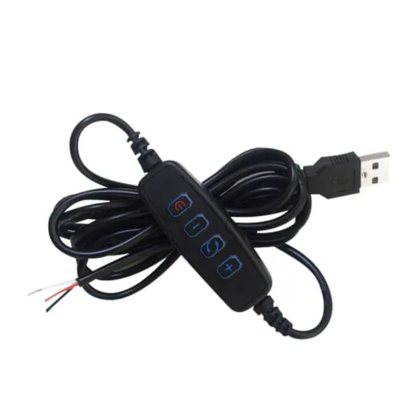 Светодиодный индикатор постоянного тока 5 В c USB питанием и включателем