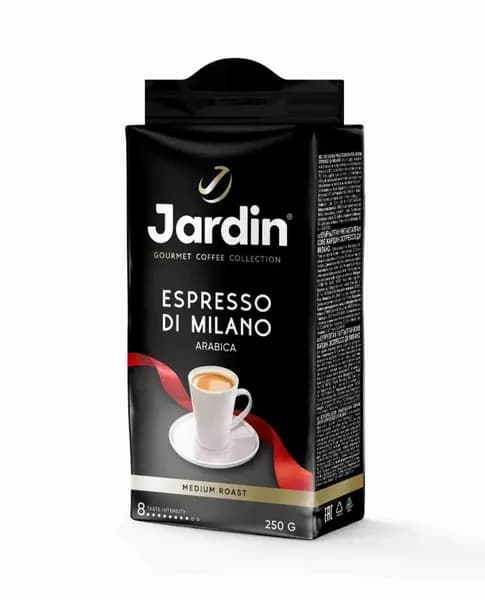 Кофе молотый Jardin Espresso Di Milano, Арабика, 250гр/Жардин