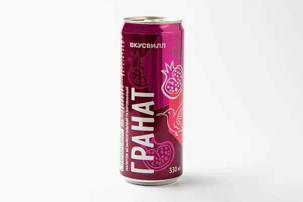 Напиток "Гранат" безалкогольный газированный, 330 мл