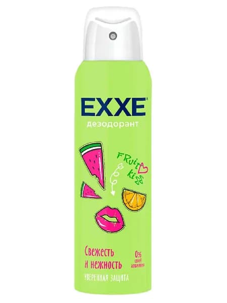 EXXE Дезодорант спрей Женский Fruit kiss Свежесть и нежность 150 мл