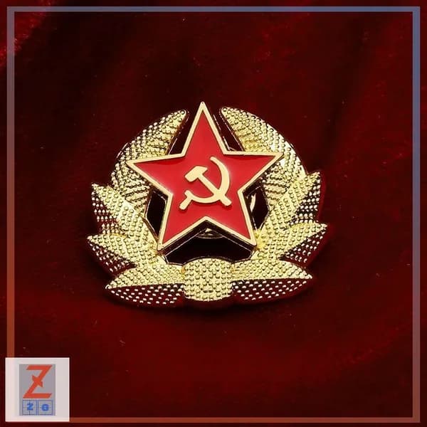 Кокарда Советской Армии со звездой