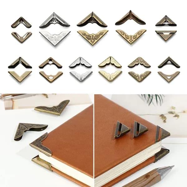 4Pcs Книжный уголок протектор