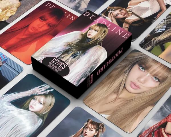 127 шт. BLACKPINK LISA Карты DEADLINE Kарточки BLACKPINK DEADLINE Плакат Набор