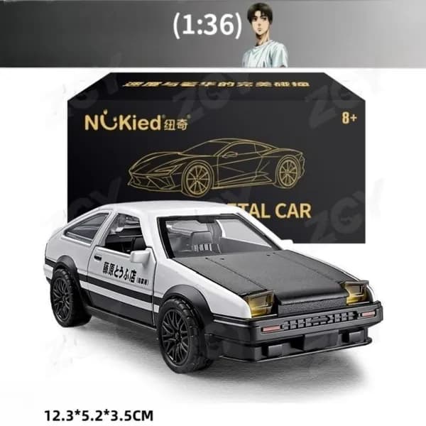 Nukied INITIAL D AE86: Литые Игрушечные Автомобили из Сплава
