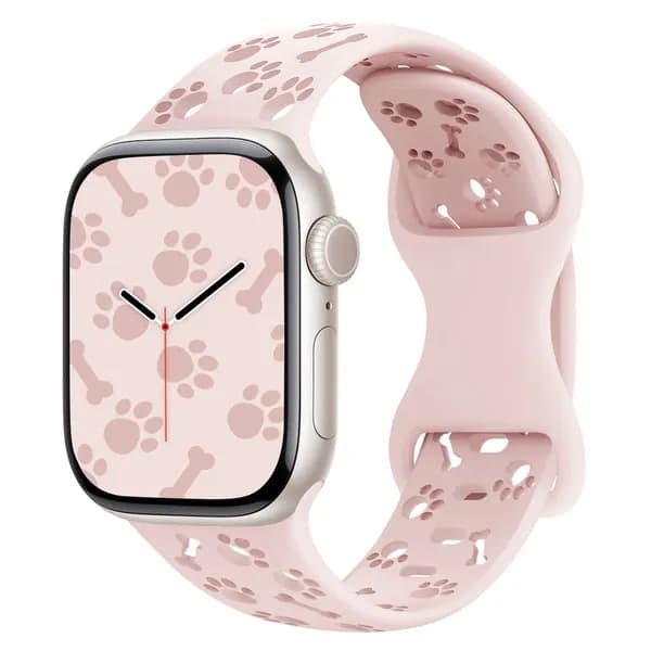 ремешок для Apple Watch series 4-10/SE/Ultra 44/45/46/49mm,42mm(1-3 серий),Силиконовый браслет