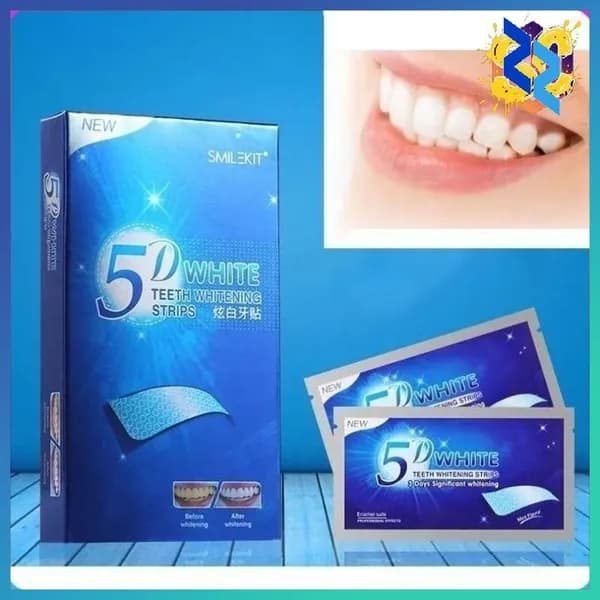 Отбеливающие полоски для зубов 5D White