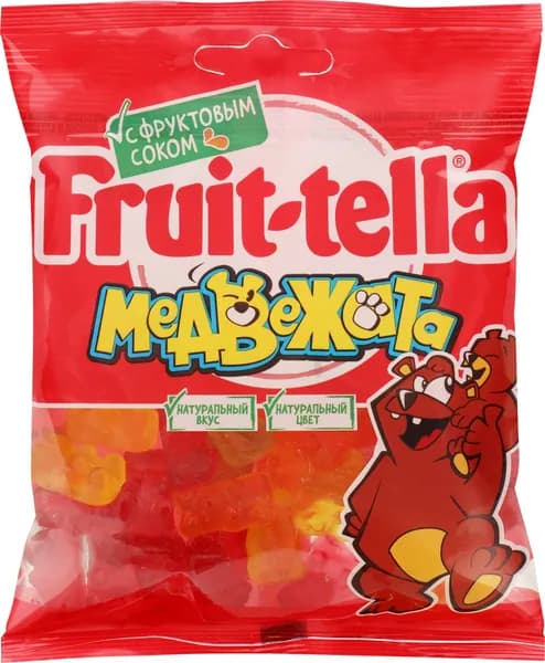 Мармелад жевательный FRUIT-TELLA Медвежата, 70г