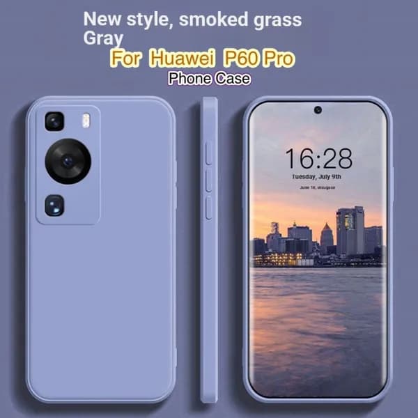 Товар в наличии. Для Huawei P60 Pro. Чехол с защитой от отпечатков, с мультяшным принтом, силиконовый