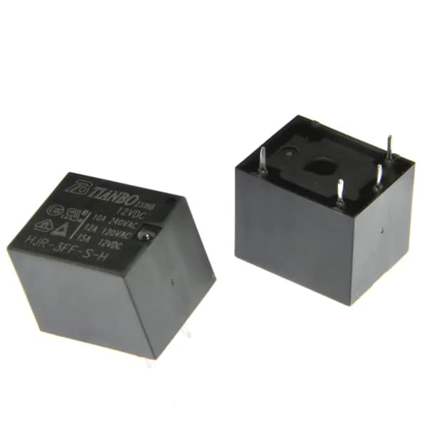 Реле HJR-3FF-12VDC-S-H 12В 10А, Для мультиварки, чайника, кофеварки, хлебопечки, конвектора, теплонагревателя, электроустановочное и другие см даташит