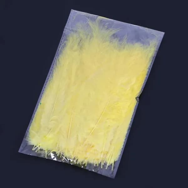 100 Pcs Прозрачные шары с наполнителем и декоративными перьями
