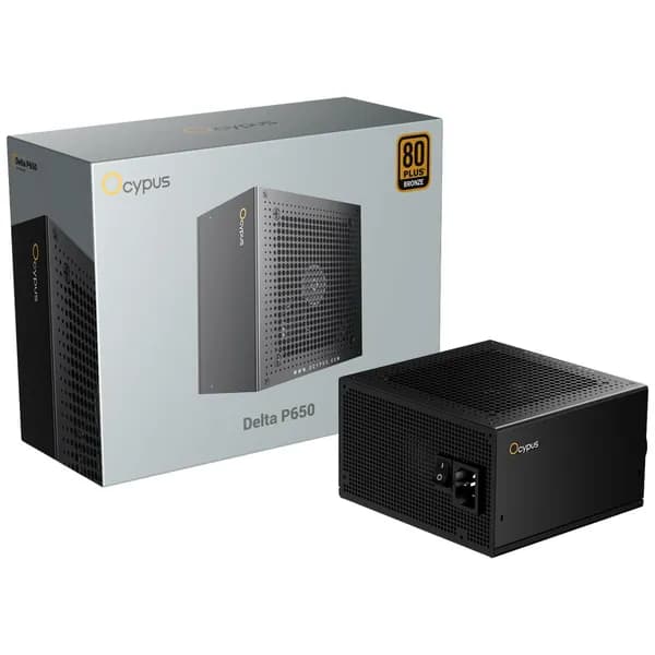 Блок питания 750W Ocypus Delta P750 (ATX, 80+ Bronze, APFC, 20+4 pin, 120mm fan, PCI-E 6+2Px3, 8xSATA) (Delta-P750-B1FDBK024X-EU)