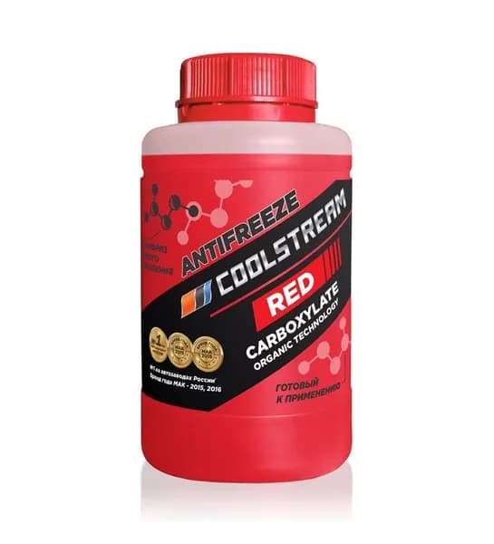 Антифриз CoolStream RED красный 1кг CoolStream CS-010901-RD
