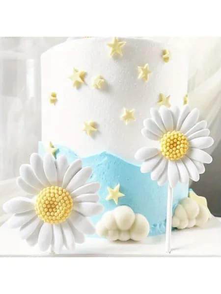 Силиконовые формы Ромашки DIY для торта, мыла и эпоксидной смолы