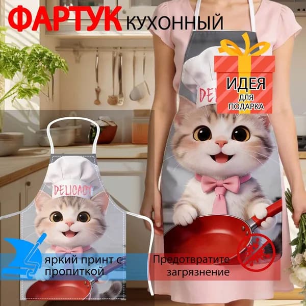 Фартук кухонный  1шт, AM0121