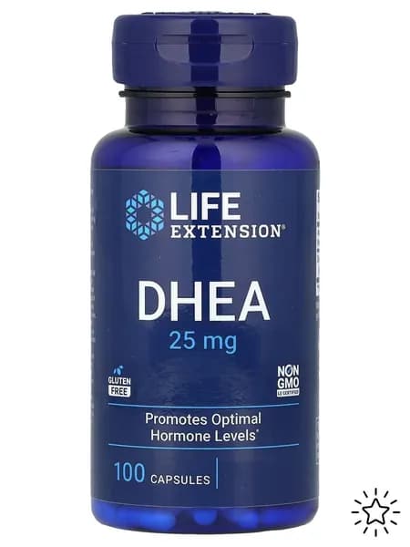 ДГЭА (дегидроэпиандростерон) DHEA 25 мг 100 капсул