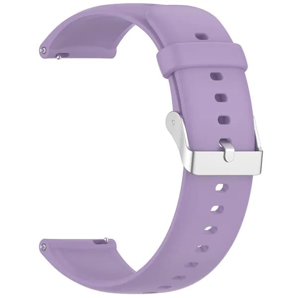 Силиконовый ремешок для смарт-часов CMF Watch Pro1 и Pro2, фиолетовый, с металлической застёжкой