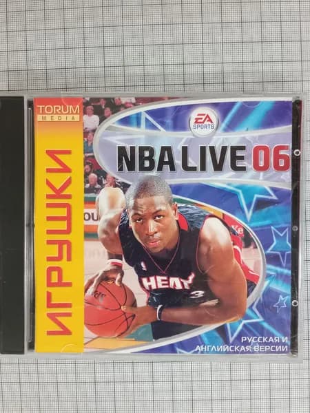 Диск с игрой для ПК: NBA Live 06 (PC CD-ROM, Русская версия)