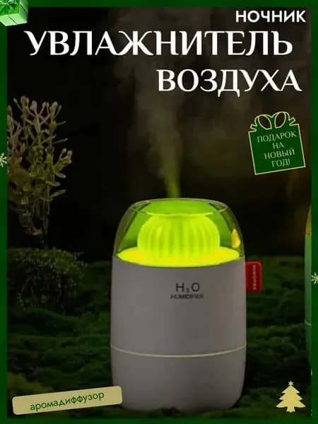 Увлажнитель воздуха для дома с аромадиффузором и ночником