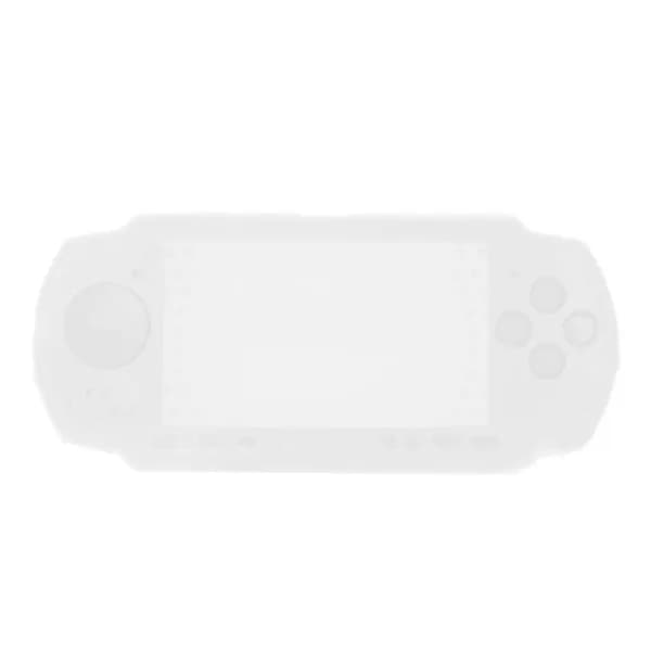 (1 шт.) Силиконовый защитный чехол Sony PSP2000 PSP3000-белый