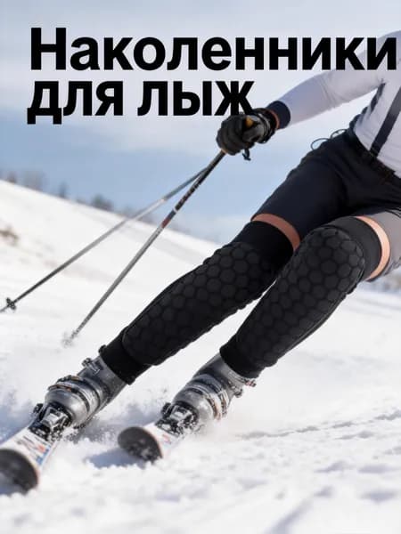 Наколенники для лыж, размер: M/L