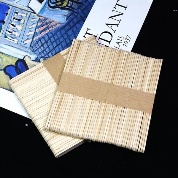 Палочки для мороженого DIY 50 штук, деревянные, для детского творчества