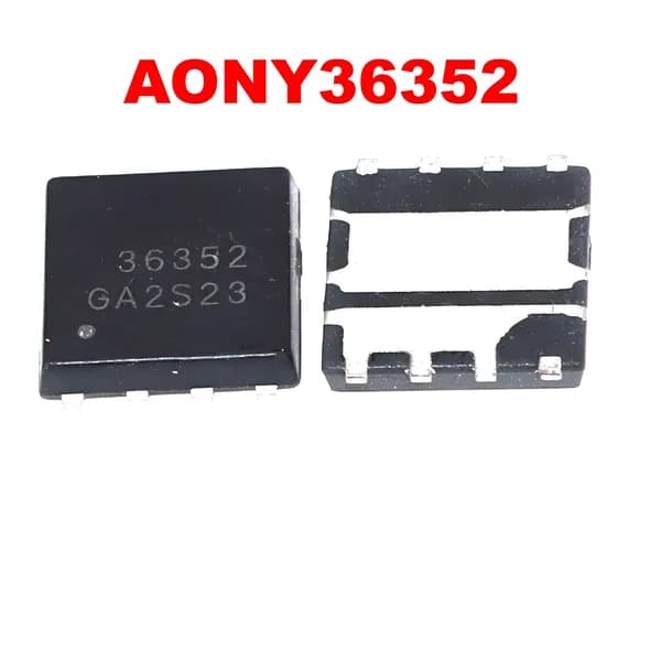 Микросхема AONY36352 Dual N-Channel MOSFET 30V 49A/85A DFN5x6D