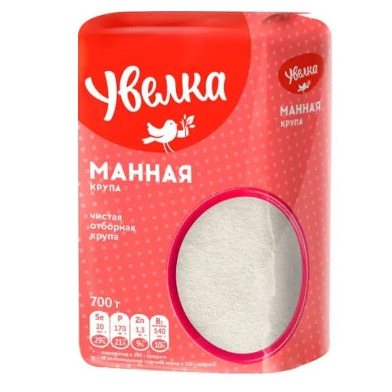 Увелка Крупа манная, 700 г