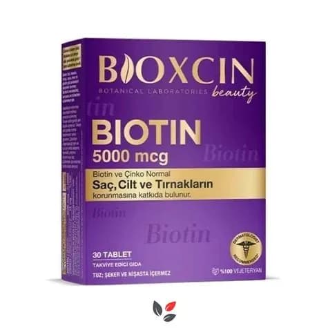 Bioxcin биоксин биотин 5000 мкг 30 таблеток