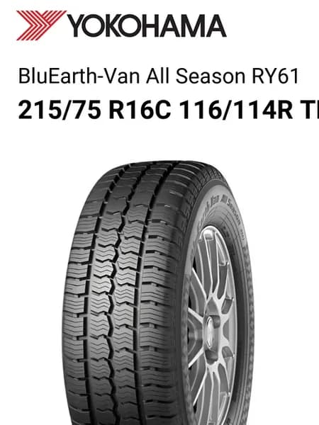 Шины всесезонные 215 75 R16C 116 114R TL BluEarth-Van Al