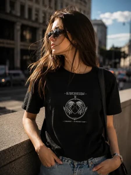 Футболка Близнецы знак зодиака