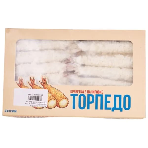 Креветки очищенные без головы в тесте Катаифи 260 г