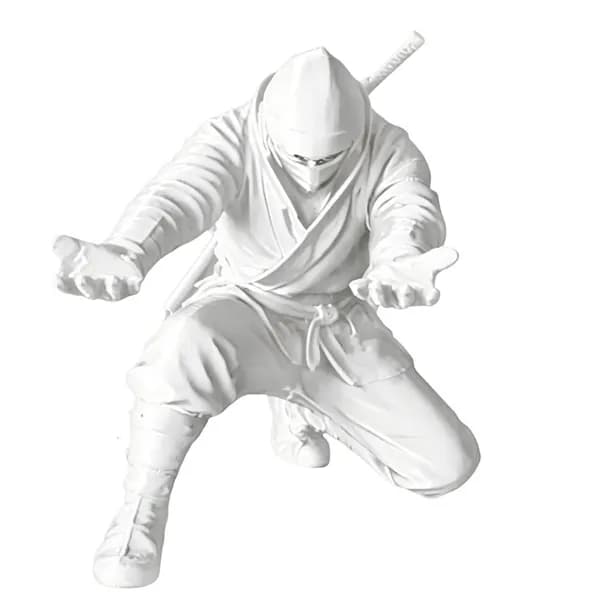 3D-печатная подставка для ручек в виде фигурки истребителя, Белый