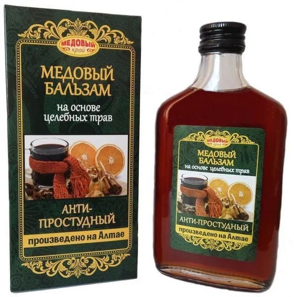 Бальзам Медовый край АНТИ ПРОСТУДНЫЙ, 250мл